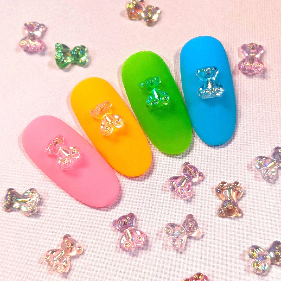 1688 - ShuYing Candy Nails - 20% Off Mini Gummy Teddy Bear Resin Mix / Iridescent 2 1688 - ShuYing Candy Nails - 20% Off Mini Gummy Teddy Bear Resin Mix / Iridescent