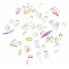 1688 Nail Art Dreamy AB Transparent Pointed Resin Crystal Gems Mix / Clear