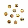 Julia Nail Art Framed Resin Gems / Tortoiseshell / Circle