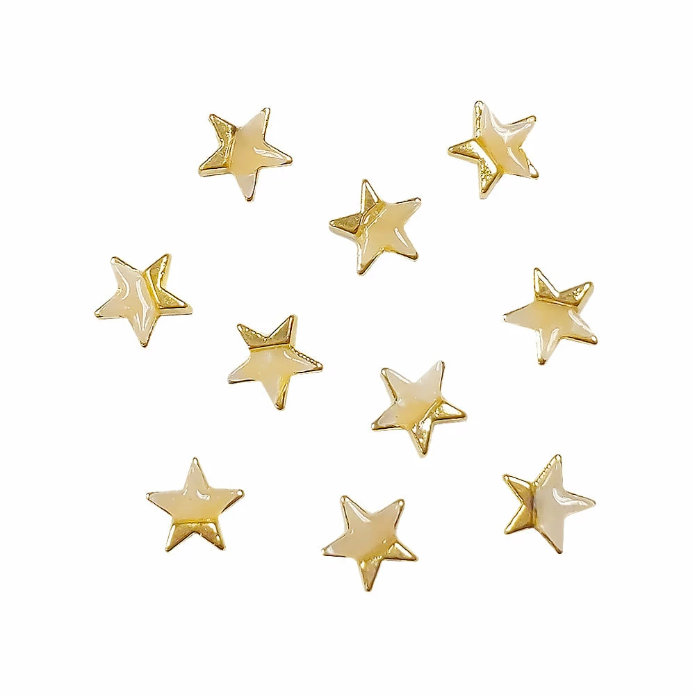 Julia Framed Resin Gems / Mother Of Pearl / Star 1 Julia Framed Resin Gems / Mother Of Pearl / Star