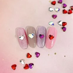 1688 - BaoShi Charme Crystal Lovely Hearts Mix / 5MM