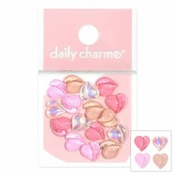 1688 - ShuYing New Arrivals Peach Heart Resin Cabochons Mix