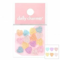 1688 Iridescent Crystal Heart Resin Cabochons Mix New Arrivals