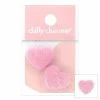1688 Fuzzy Heart Magnetic Charm / Pink New Arrivals