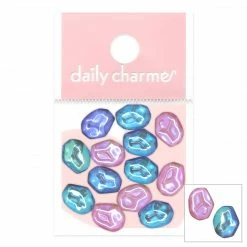 1688 Aurora Wave Glass Gem / Smokey Purple Mix