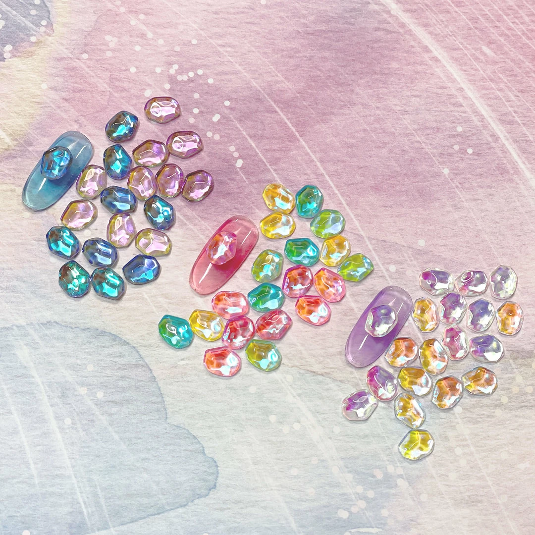 1688 Aurora Wave Glass Gem / Smokey Purple Mix 2 1688 Aurora Wave Glass Gem / Smokey Purple Mix