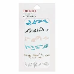 1688 - MeiCaiLin Nail Gems Set / Raindrop Stone Resin