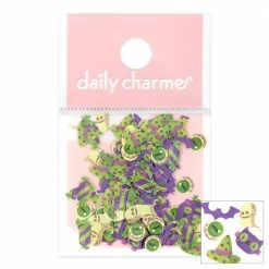 Julia Halloween Soft Paper Glitter / Wicked Green