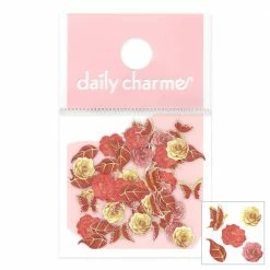 Julia Lunar New Year Soft Paper Glitter / Imperial Peony Nail Art