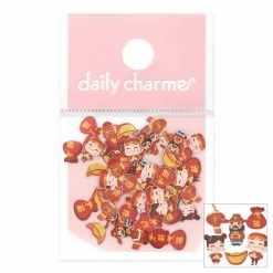 Julia Lunar New Year Soft Paper Glitter / Happy Family Nail Art