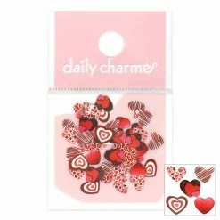 Julia Valentine Soft Paper Glitter / Heart Doodles Nail Art