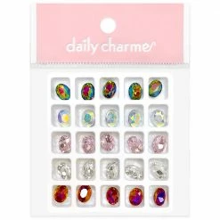 1688 - MeiCaiLin Charme Crystal Oval Pointed Back Mix New Arrivals