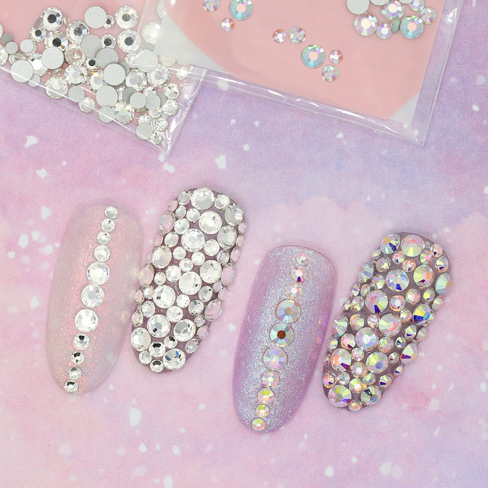 John F Allen & Son Wedding Season Charme Crystal Round Flatback Rhinestone / Crystal AB 2 John F Allen & Son Wedding Season Charme Crystal Round Flatback Rhinestone / Crystal AB