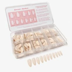 Nadeco Nail Tips Charme Gel Extension Tips / Almond / Medium / Ivory 7 Nadeco Nail Tips Charme Gel Extension Tips / Almond / Medium / Ivory