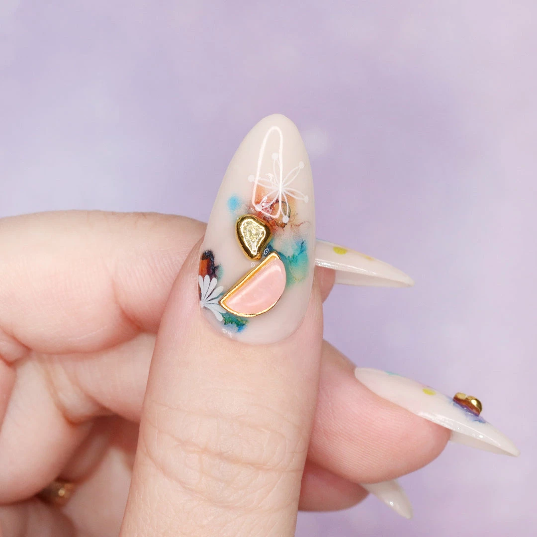 Nadeco Nail Tips Charme Gel Extension Tips / Almond / Medium / Ivory 4 Nadeco Nail Tips Charme Gel Extension Tips / Almond / Medium / Ivory