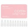 Nadeco Best Sellers Charme Gel Extension Tips / Coffin / Long / Clear