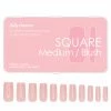Nadeco Charme Gel Extension Tips / Square / Medium / Blush