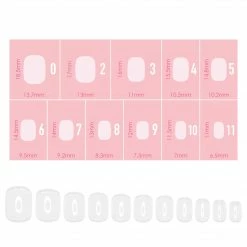 Nadeco Charme Gel Extension Tips / Squoval / Extra Short / Clear Best Sellers