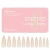 Nadeco Charme Gel Extension Tips / Stiletto / Long / Ivory Nail Tips
