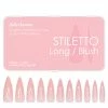 Nadeco Charme Gel Extension Tips / Stiletto / Long / Blush