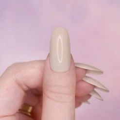 Nadeco Charme Gel Extension Tips / Oval / Medium / Clear
