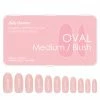 Nadeco Charme Gel Extension Tips / Oval / Medium / Blush