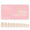 Nadeco Charme Gel Extension Tips / Oval / Short / Ivory