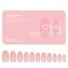 Nadeco Charme Gel Extension Tips / Oval / Short / Blush Nail Tips