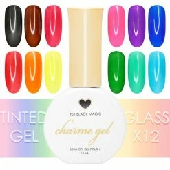 Charme Gel Tinted Glass Collection / 12 Colors Pride Month