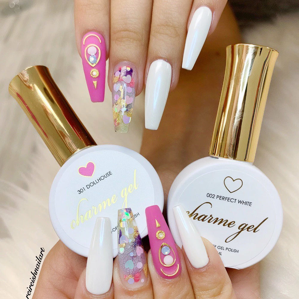 Charme Gel / 301 Dollhouse Candy Nails - 20% Off 2 Charme Gel / 301 Dollhouse Candy Nails - 20% Off