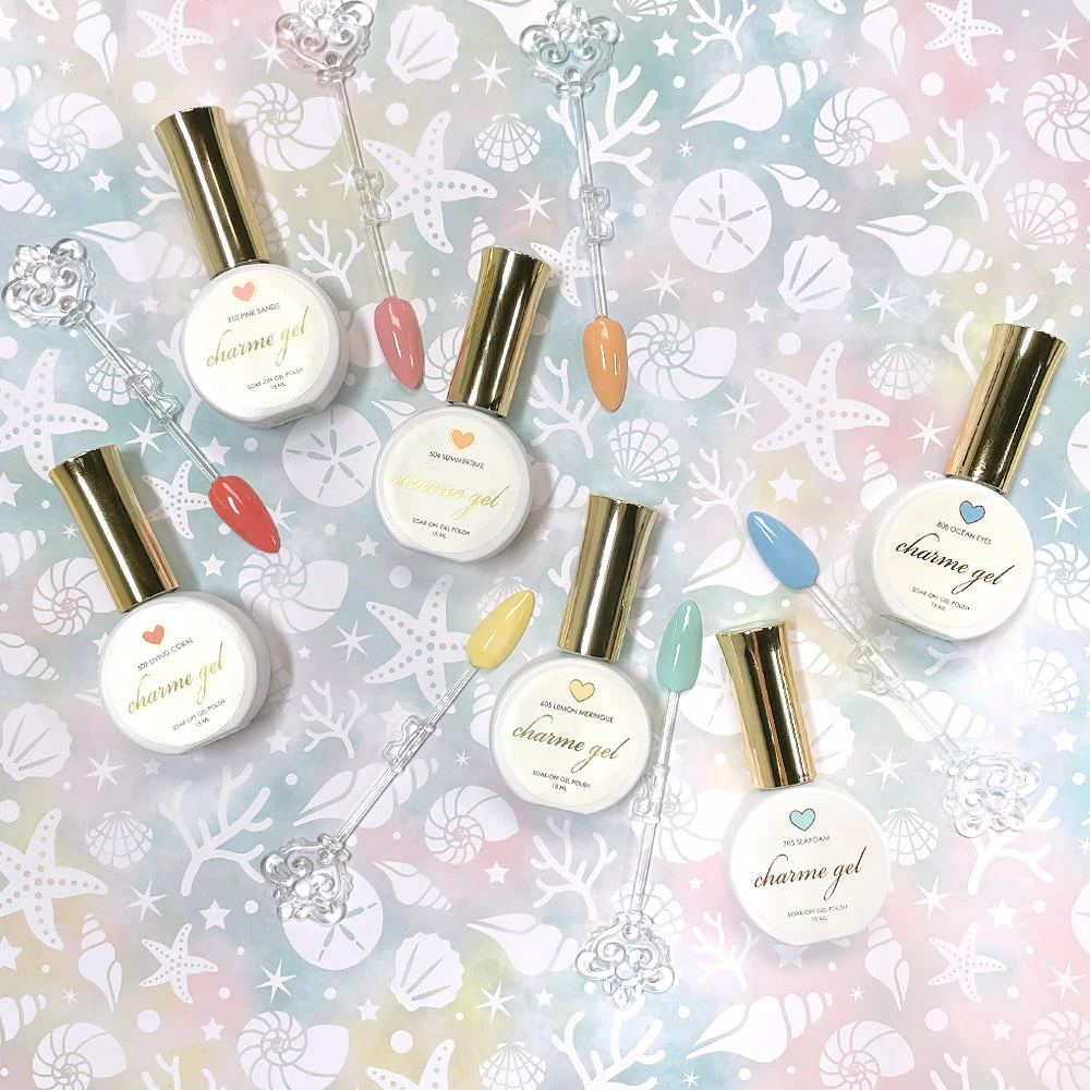 Charme Gel / 504 Summertime Candy Nails - 20% Off 3 Charme Gel / 504 Summertime Candy Nails - 20% Off