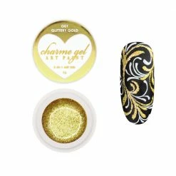 New Arrivals Charme Gel Art Paint / G01 Glittery Gold
