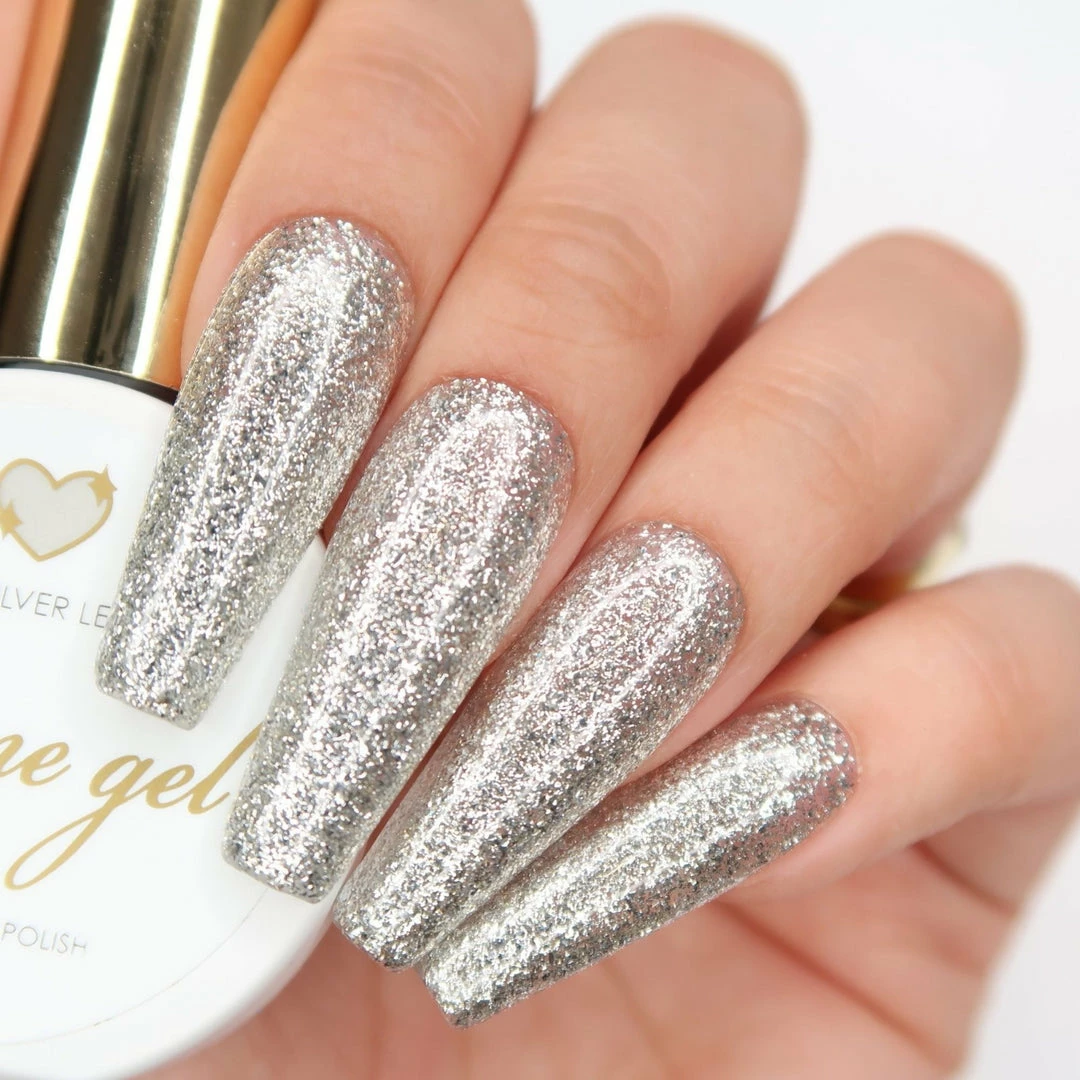 Charme Gel / Glitter G02 Silver Leaf Wedding Season 3 Charme Gel / Glitter G02 Silver Leaf Wedding Season