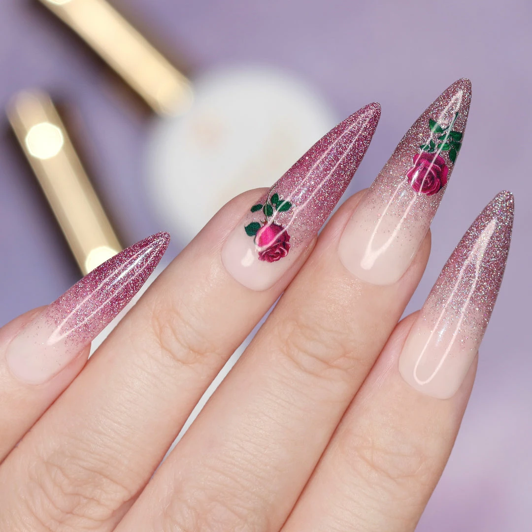 Charme Gel / Holographic Twinkle H66 Briar Rose Gel Polish 3 Charme Gel / Holographic Twinkle H66 Briar Rose Gel Polish