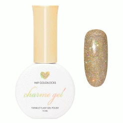 Gel Polish Charme Gel / Holographic Twinkle H69 Goldilocks