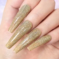 Gel Polish Charme Gel / Holographic Twinkle H69 Goldilocks