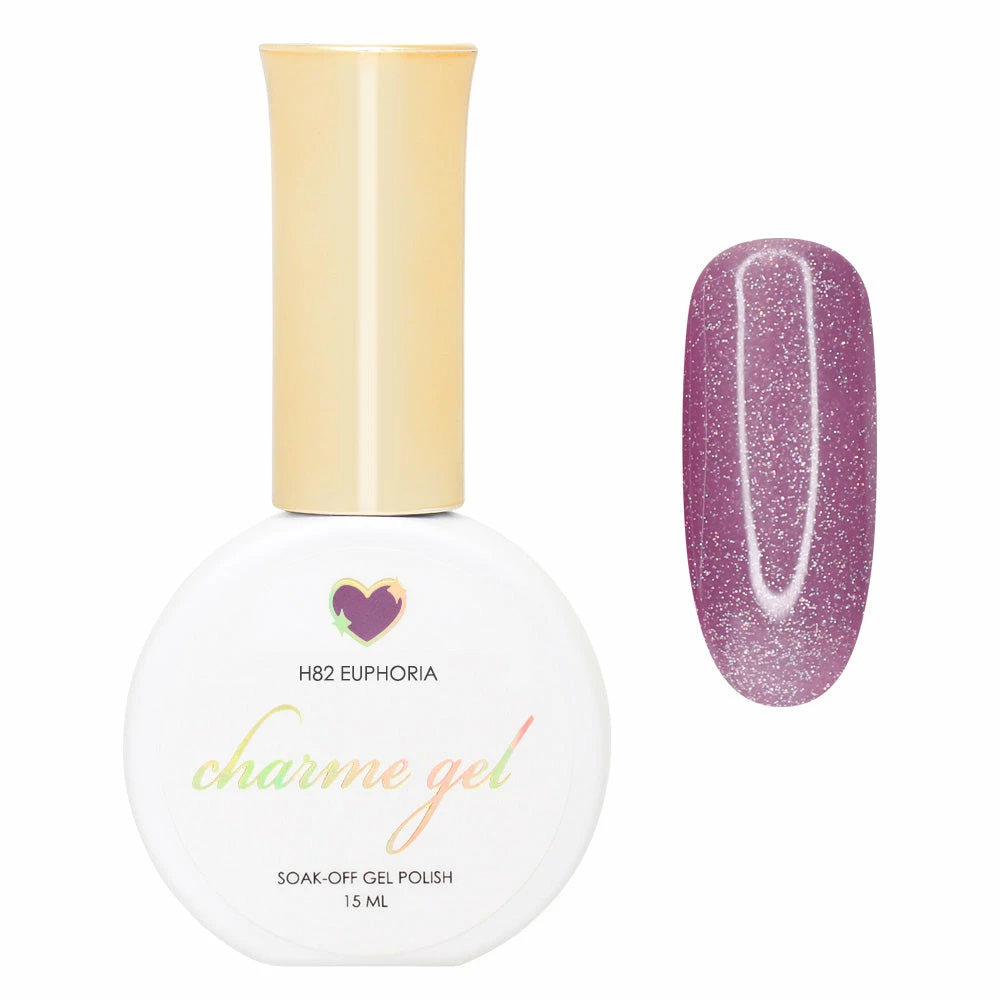 Charme Gel / Holographic H82 Euphoria Gel Polish 1 Charme Gel / Holographic H82 Euphoria Gel Polish