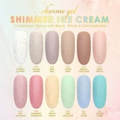 Charme Gel / Shimmer Ice Cream S55 Belgian Chocolate New Arrivals