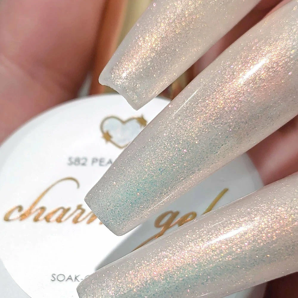 Charme Gel / Shimmer S82 Pearlescent Summer Nails 4 Charme Gel / Shimmer S82 Pearlescent Summer Nails