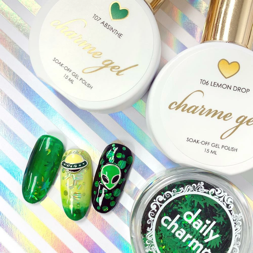 Candy Nails - 20% Off Charme Gel / Tinted Glass T06 Lemon Drop 3 Candy Nails - 20% Off Charme Gel / Tinted Glass T06 Lemon Drop