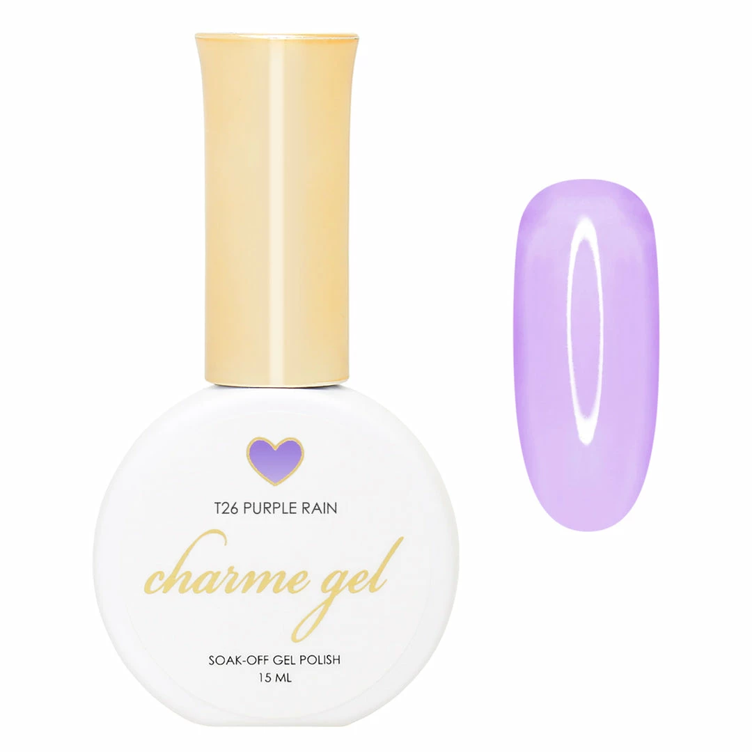 Charme Gel / Tinted Glass T26 Purple Rain 1 Charme Gel / Tinted Glass T26 Purple Rain