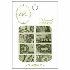Nail Partner Best Sellers Clou Japanese Nail Art Sticker / Dollar Bill