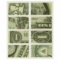 Nail Partner Best Sellers Clou Japanese Nail Art Sticker / Dollar Bill