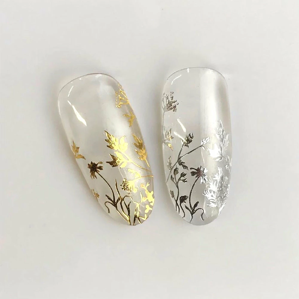 Nail Partner Clou Japanese Nail Art Sticker / Flora / Gold Foil 2 Nail Partner Clou Japanese Nail Art Sticker / Flora / Gold Foil