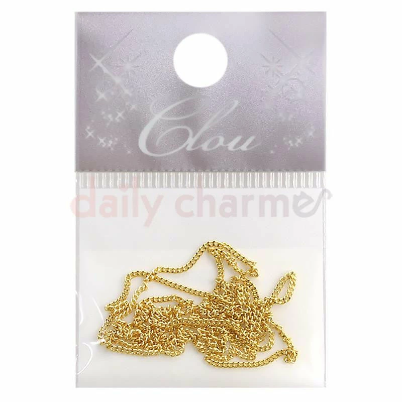 Nail Partner Nail Art Clou Metal Parts / Chain / 1mm / Gold 1 Nail Partner Nail Art Clou Metal Parts / Chain / 1mm / Gold