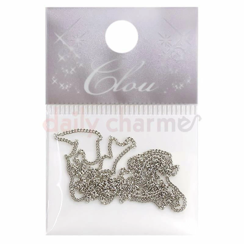 Nail Partner Clou Metal Parts / Chain / 1mm / Silver Nail Art 1 Nail Partner Clou Metal Parts / Chain / 1mm / Silver Nail Art