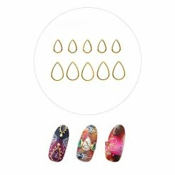 Nail Partner Clou Creative Frame / Drop / Gold Nail Art