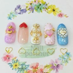 Nail Partner Clou Creative Frame / Heart / Gold