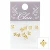 Nail Partner Clou Studs / Flower HAU / Gold Nail Art