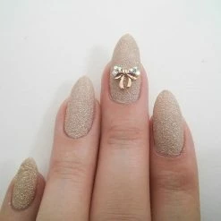 Daily Charme Wedding Season Ribbon Bow / AB Crystal